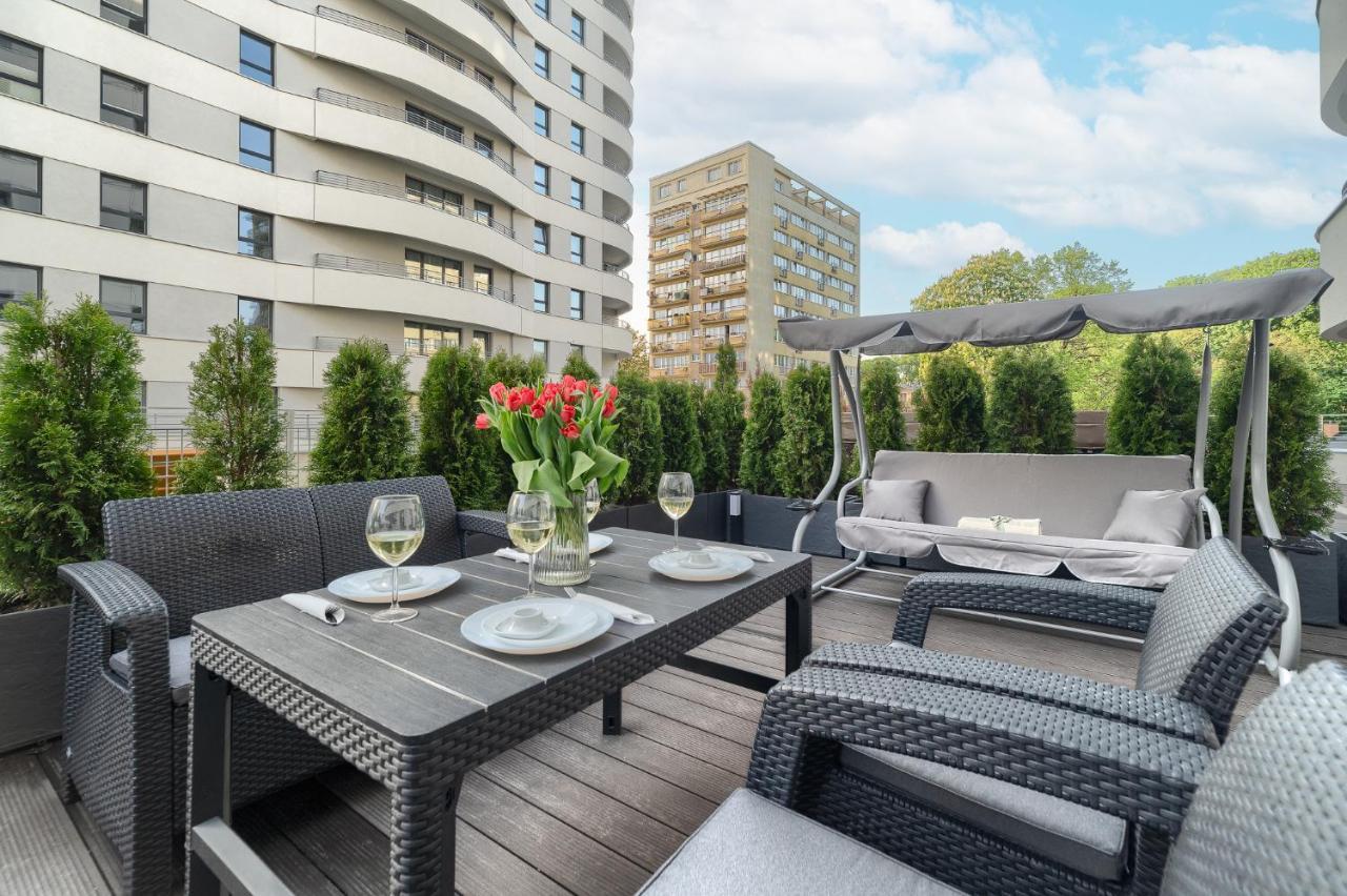 Apartments Ostsee Suntowers Taras Свіноуйсьце Екстер'єр фото