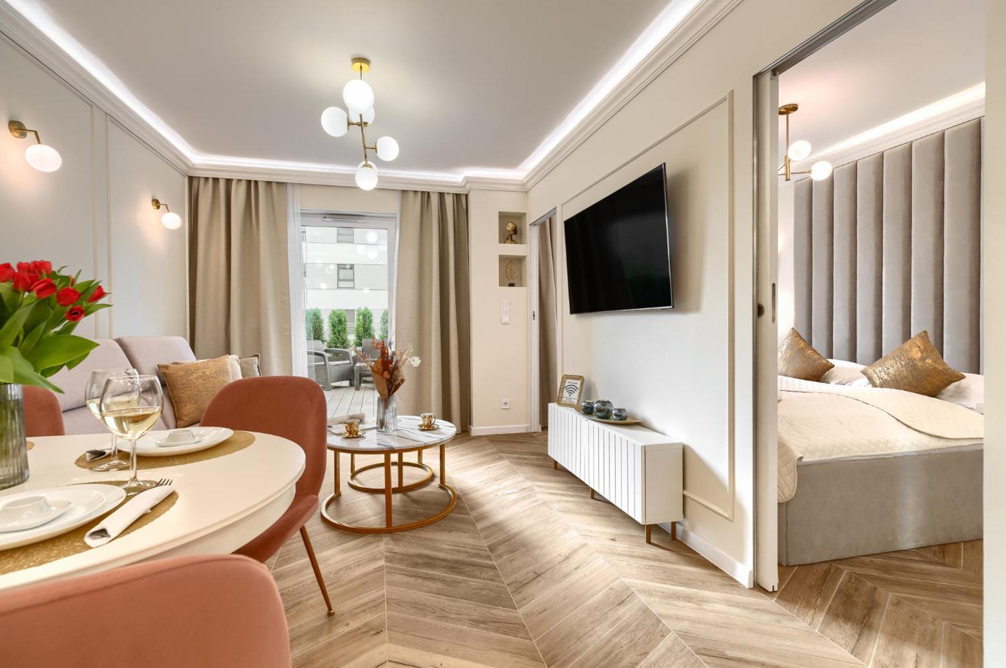 Apartments Ostsee Suntowers Taras Свіноуйсьце Екстер'єр фото
