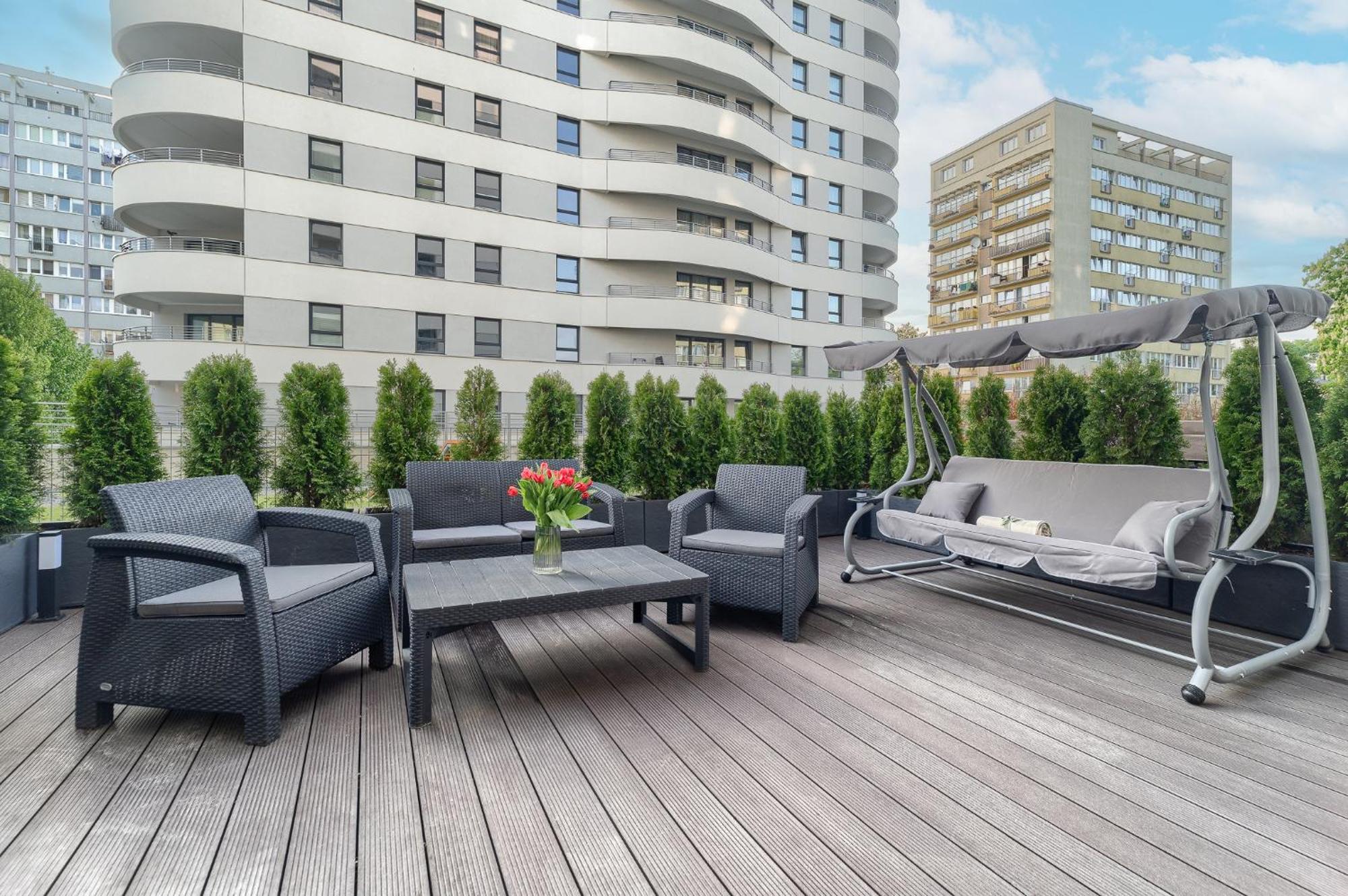 Apartments Ostsee Suntowers Taras Свіноуйсьце Екстер'єр фото