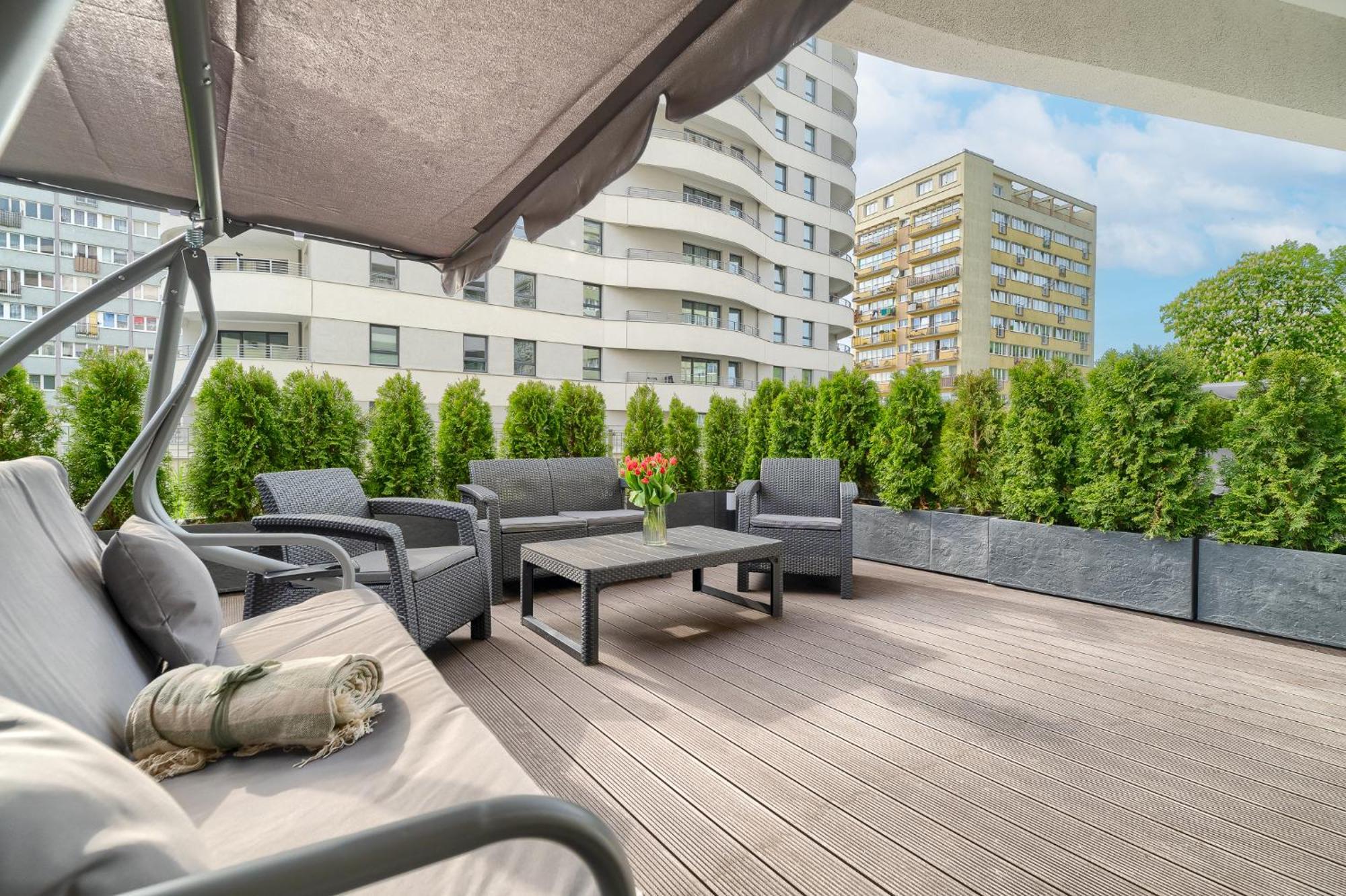 Apartments Ostsee Suntowers Taras Свіноуйсьце Екстер'єр фото